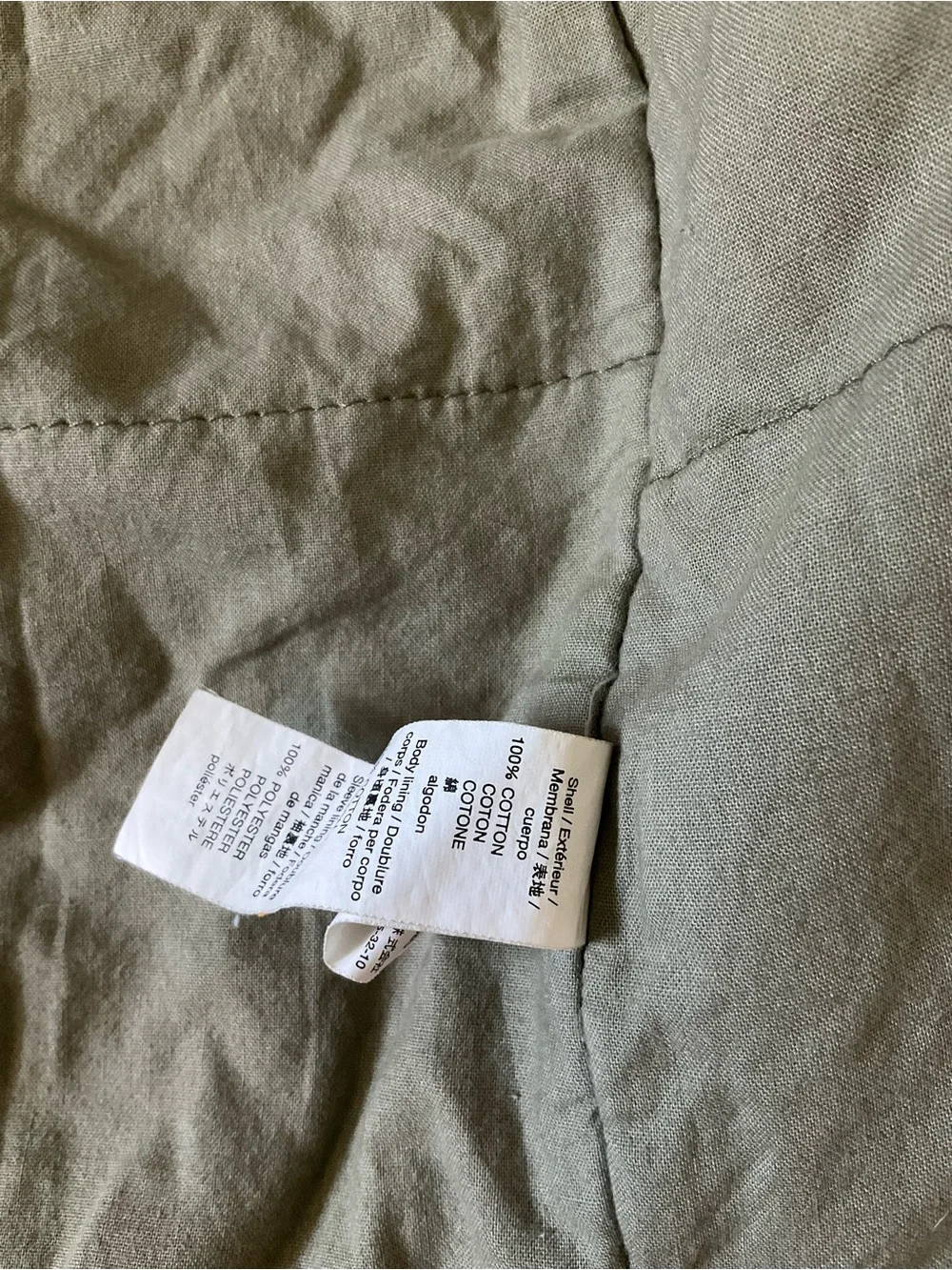 GAP Kids Olive Green Jacket with Orange Zipper